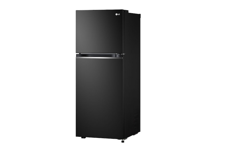 LG 9 Cu. Ft. Top Freezer Refrigerator in Black Steel, RVT-B093BS