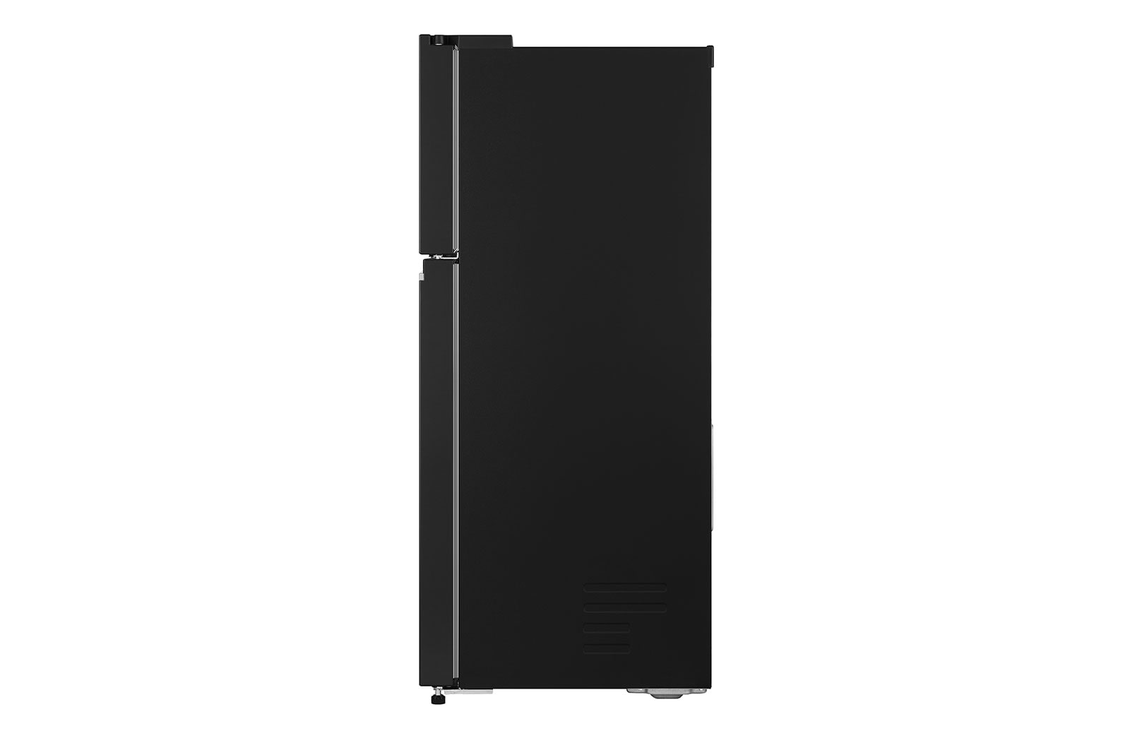 LG 9 Cu. Ft. Top Freezer Refrigerator in Black Steel, RVT-B093BS