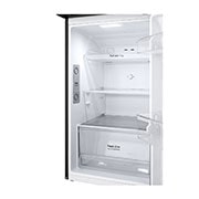 LG 9 Cu. Ft. Top Freezer Refrigerator in Black Steel, RVT-B093BS