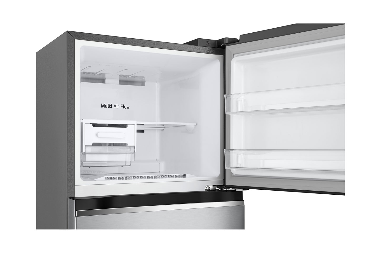 LG 10.1 Cu. Ft. Top Freezer Refrigerator in Platinum Silver, RVT-B101PZ