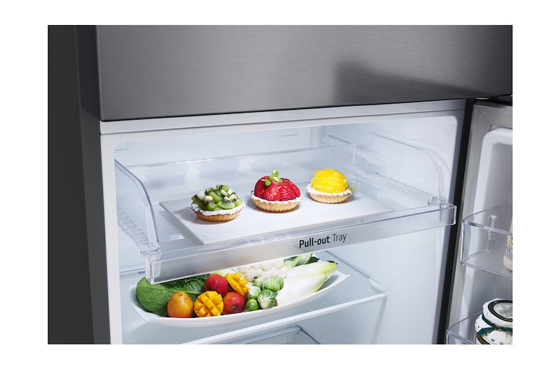 LG 11.9 Cu. Ft. Top Freezer Refrigerator in Dark Graphite, RVT-B119DG