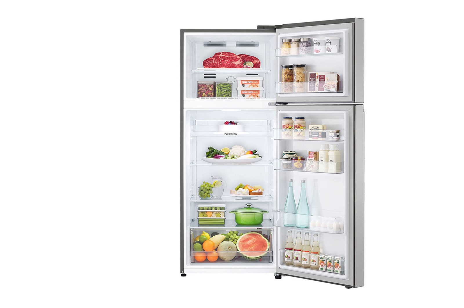 front view with food