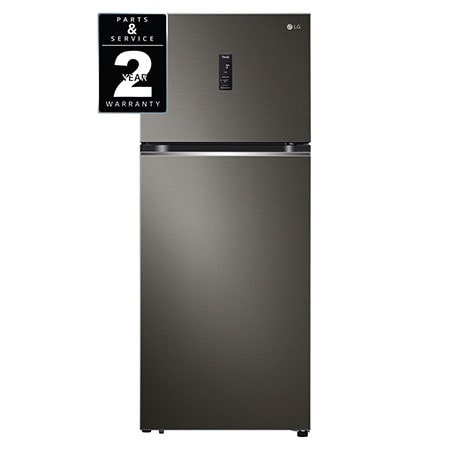 14.9 Cu. Ft. Top Freezer Refrigerator in Black Steel - RVT-B149BS | LG ...