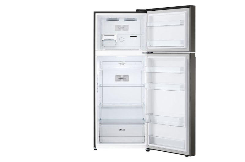 LG 14.9 Cu. Ft. Top Freezer Refrigerator in Black Steel, RVT-B149BS