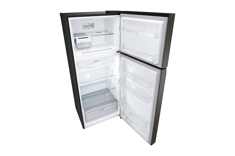 LG 14.9 Cu. Ft. Top Freezer Refrigerator in Black Steel, RVT-B149BS