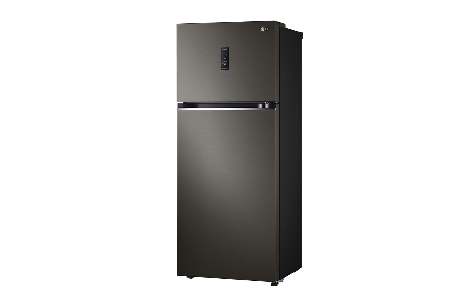LG 14.9 Cu. Ft. Top Freezer Refrigerator in Black Steel, RVT-B149BS