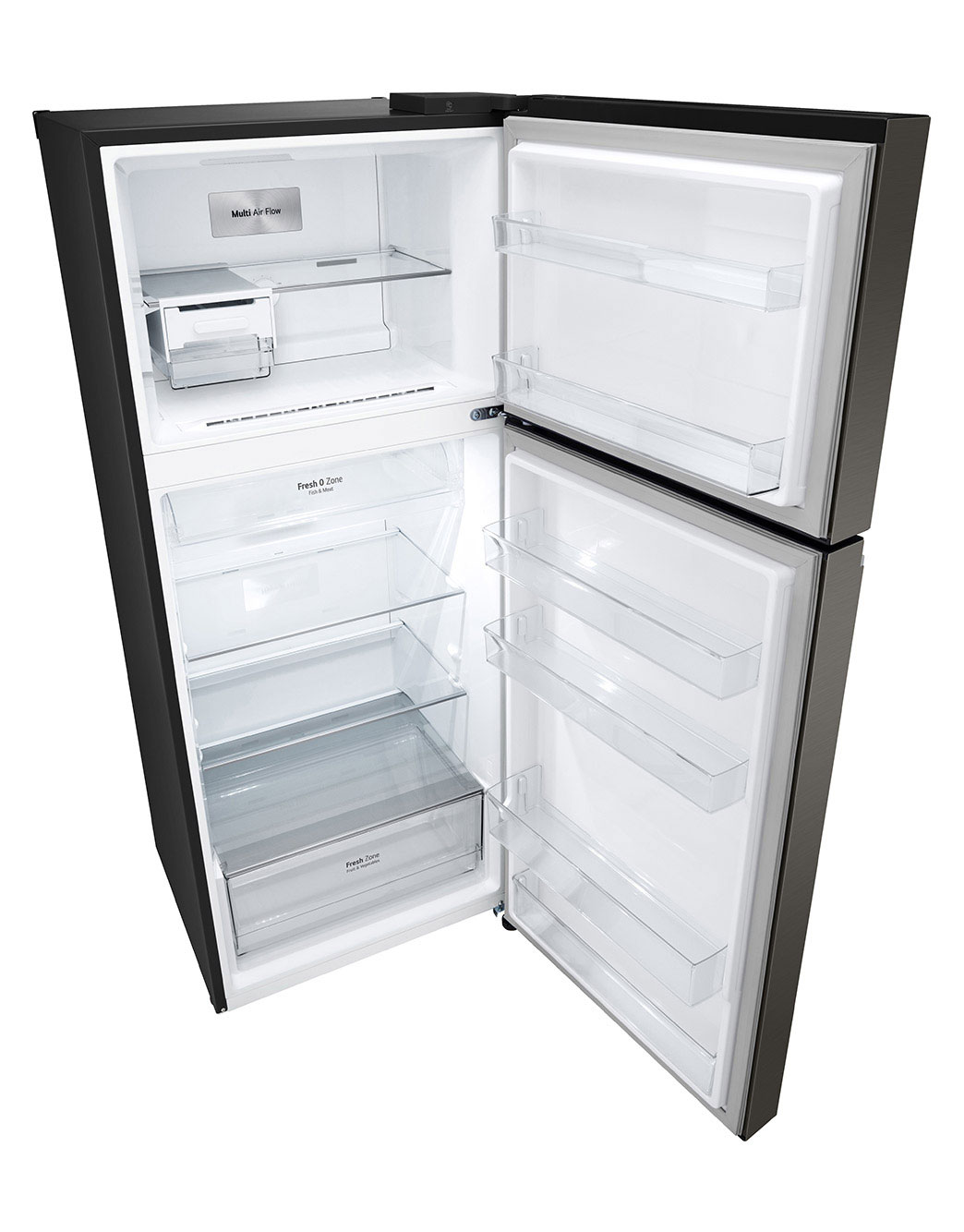 14.9 Cu. Ft. Top Freezer Refrigerator in Black Steel - RVT-B149BS | LG ...