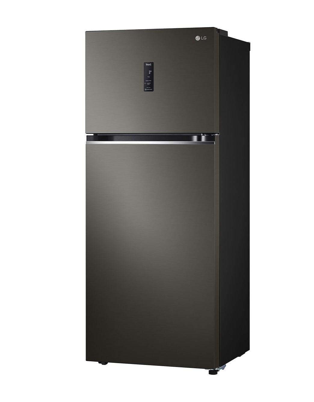 14.9 Cu. Ft. Top Freezer Refrigerator in Black Steel - RVT-B149BS | LG ...