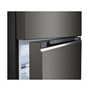 LG 14.9 Cu. Ft. Top Freezer Refrigerator in Black Steel, RVT-B149BS