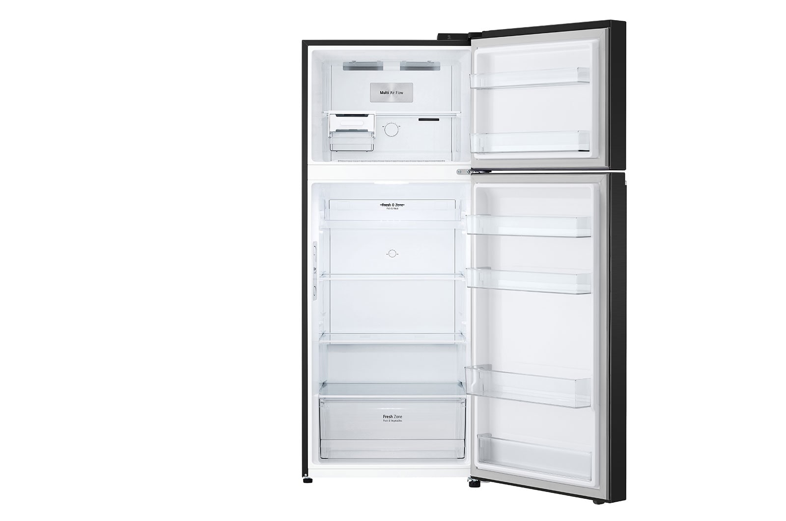 LG 14.9 cu. ft. Top Freezer Refrigerator with LinearCooling™ in Matte Black, RVT-B149MC