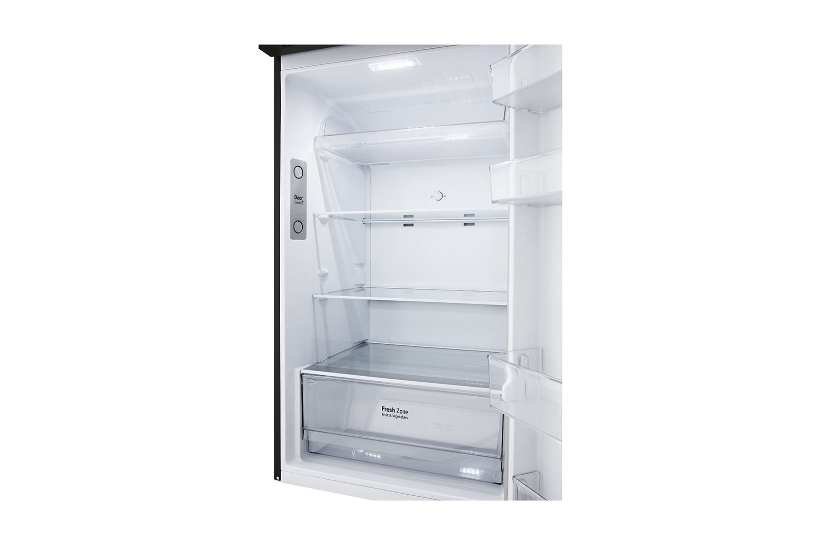 LG 14.9 cu. ft. Top Freezer Refrigerator with LinearCooling™ in Matte Black, RVT-B149MC