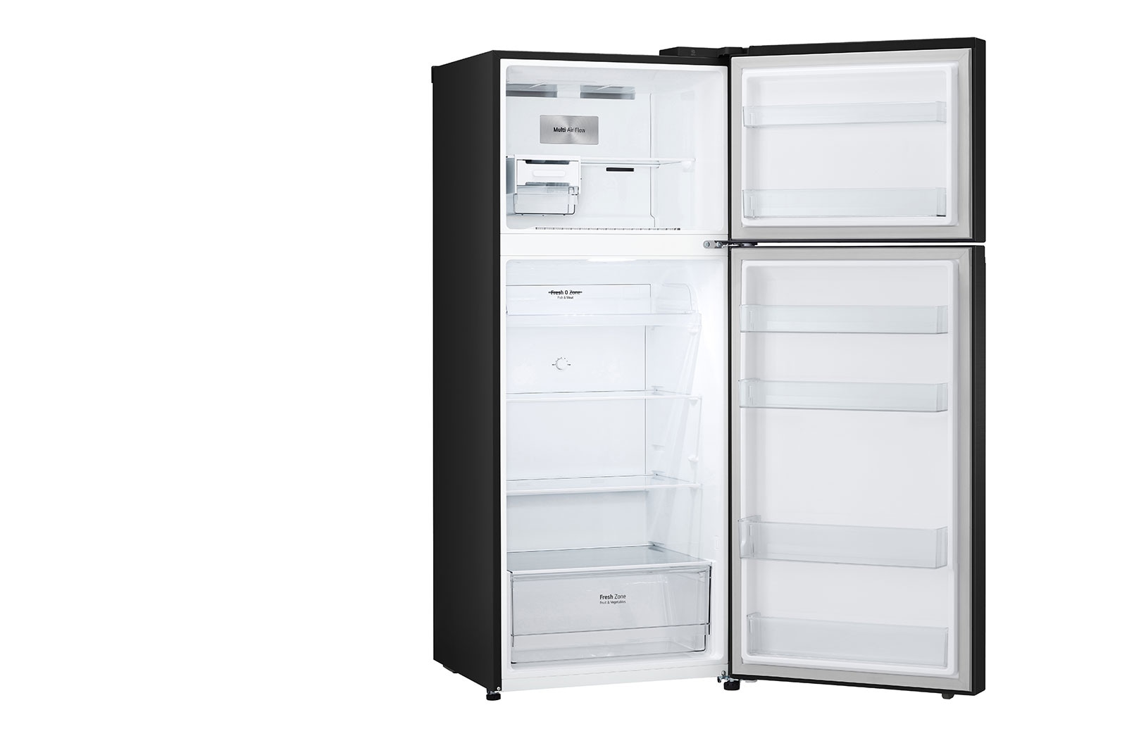 LG 14.9 cu. ft. Top Freezer Refrigerator with LinearCooling™ in Matte Black, RVT-B149MC