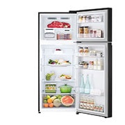 LG 14.9 cu. ft. Top Freezer Refrigerator with LinearCooling™ in Matte Black, RVT-B149MC