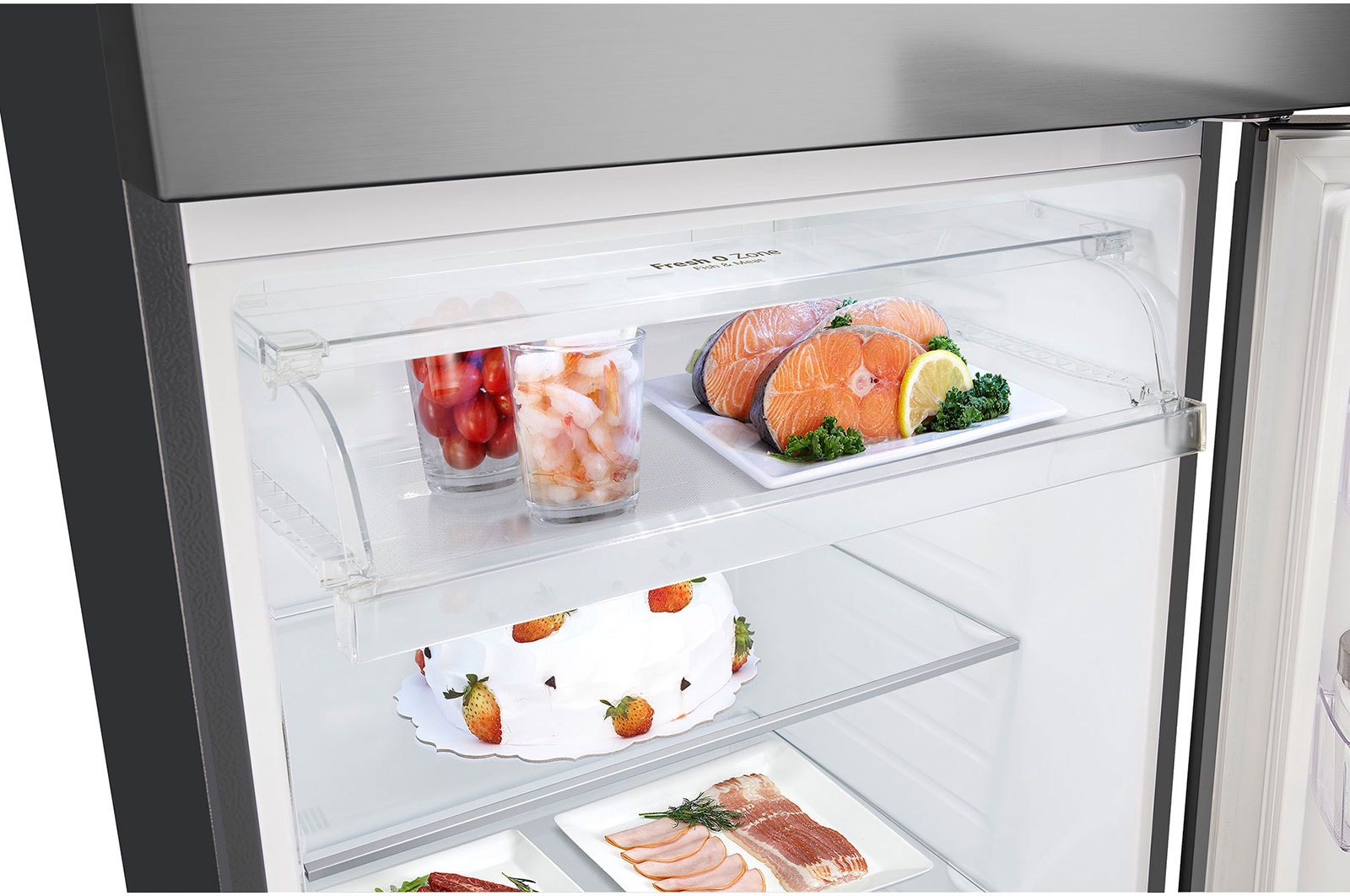 LG 17.4 cu. ft. Top Freezer Refrigerator with LinearCooling™ in Prime Silver, RVT-B174PS