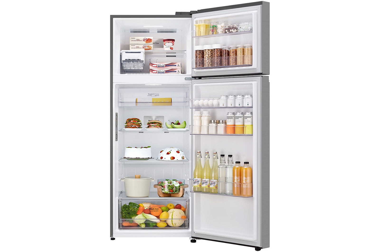 LG 17.4 cu. ft. Top Freezer Refrigerator with LinearCooling™ in Prime Silver, RVT-B174PS