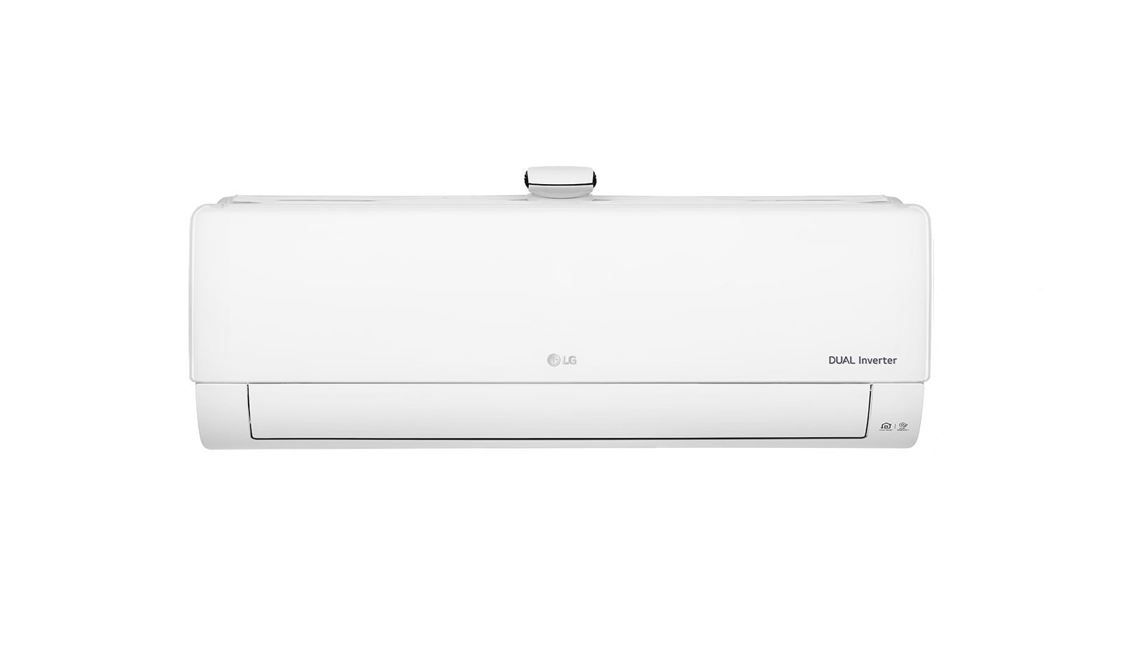 Front view of 1.0 HP, Dual Inverter Compressor, 70% Energy Saving, Fast Cooling, 4 Way Swing, Auto Clean, Air Purifier Deluxe HSN09APD