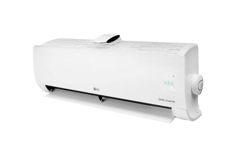 LG 1.0 HP Split Type Dual Inverter Compressor Deluxe Aircon with Kilowatt Manager, HS-09APX2