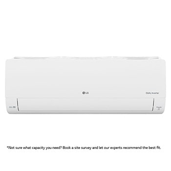 Front view of 1.0 HP Split Type Dual Inverter Compressor Standard Aircon with Kilowatt Manager HS-09ISY3