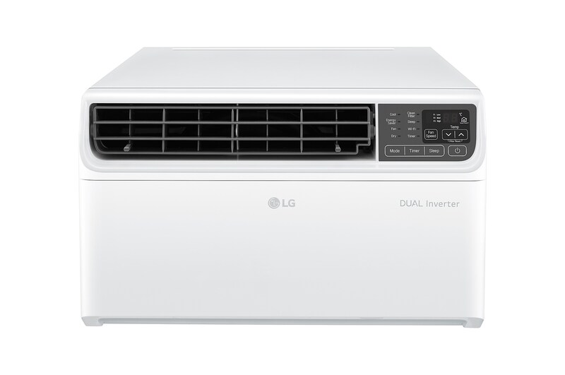 LG .80 HP, Dual Inverter Compressor, 70% Energy Saving, Anti-bacterial Filter, Sleep Mode, Window Inverter, Fast Cooling, 10-Year Compressor Warranty, LA080WC