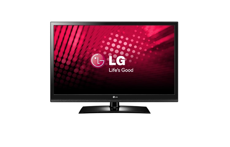 Front view of 32&#34; LED LCD TV, LED Backlight, Smart Energy Saving, USB 2.0 DivX HD, Clear Voice 2 32LV3400