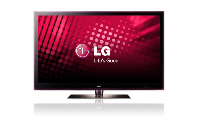 Front view of 42&#34; LED LCD TV, INFINIA Design, 5M:1 contrast ratio, TruMotion 120Hz, DLNA WiFi Dongle Ready Wireless 42LE7500