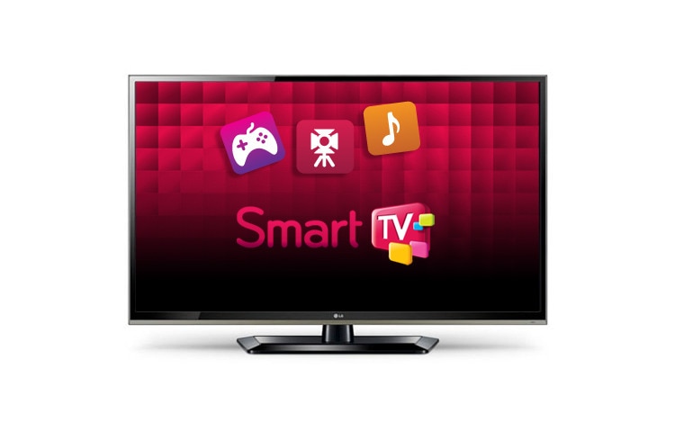 Front view of 42&#34; Smart TV, Home Dashboard 2.0, Premium Local Content, Full Web Browser, LG Apps, K-Pop Zone app, Smart Share, DivX HD, Magic Remote Control 42LS5700