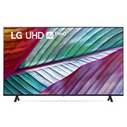 A front view of the LG UHD TV