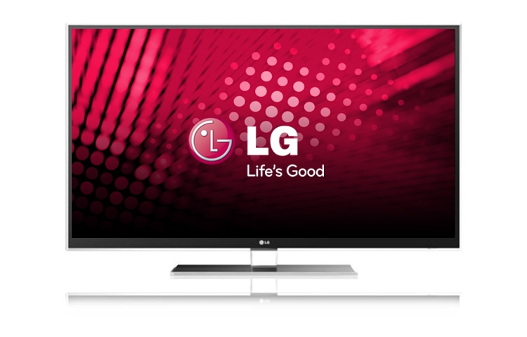 Front view of 3D Ready, Full LED Slim with local dimming, Borderless, TruMotion 480Hz, Netcast web TV, Wireless 1080p &amp; Smart Energy Saving Plus 55LX9500