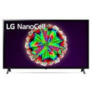 Front view of LG Nano80 55 inch 4K NanoCell TV 55NANO80PNA