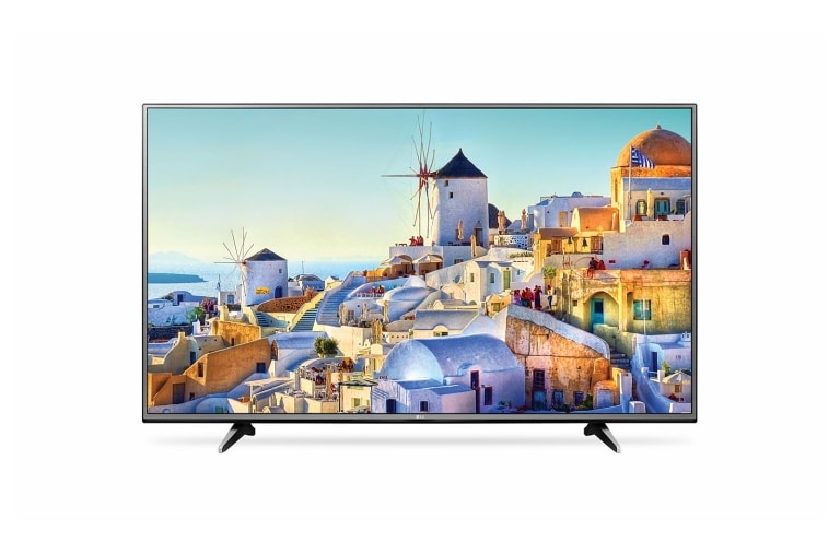 Front view of LG UHD TV 55UH600T
