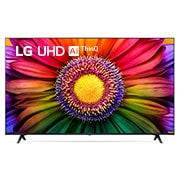 A front view of the LG UHD TV