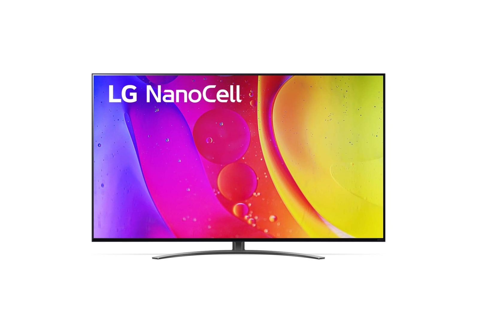A front view of the LG NanoCell TV