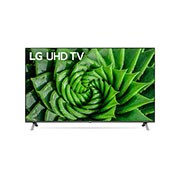 Front view of LG UN80 65 inch 4K Smart UHD TV 65UN8000PPA