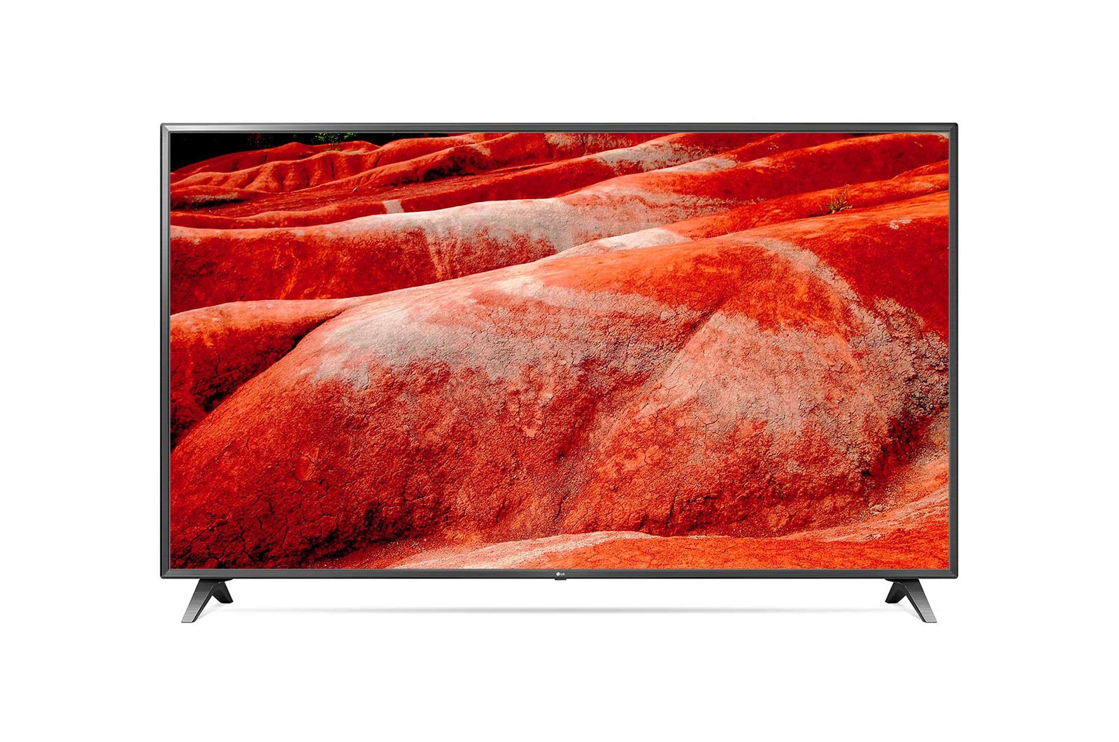 Front view of 86&#34; UHD TV, NanoCell Color, IPS 4K Panel, Local Dimming, a7 Gen2 Intelligent Processor, AI PICTURE, AI BRIGHTNESS 86UM7500PPA