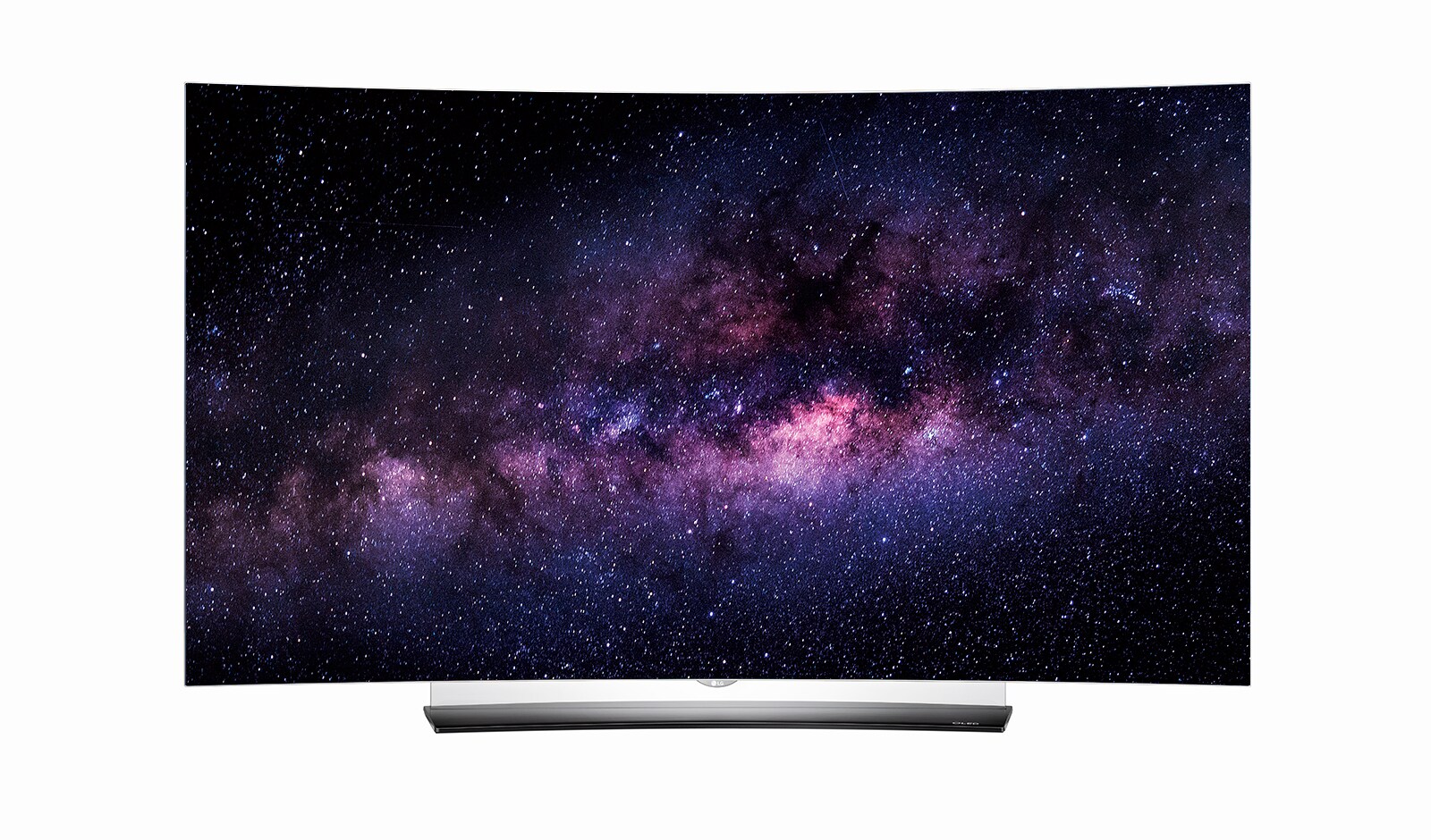 Front view of LG OLED TV OLED65C6P