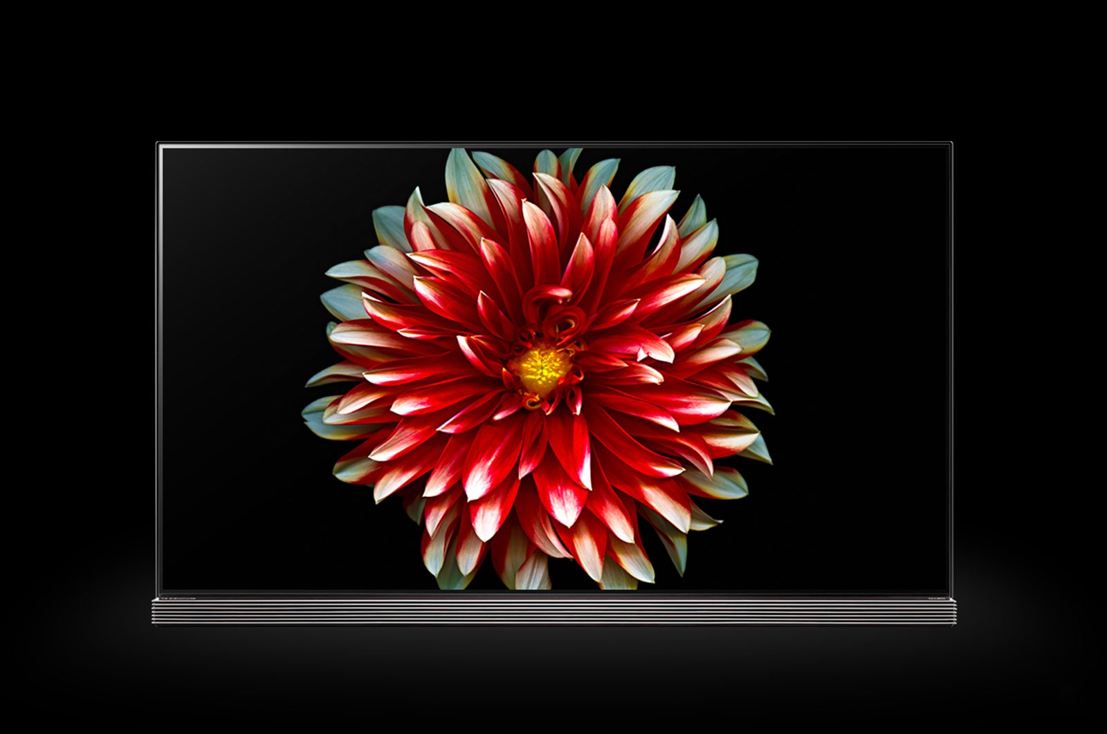 Front view of LG 77” Signature OLED TV OLED77G7T