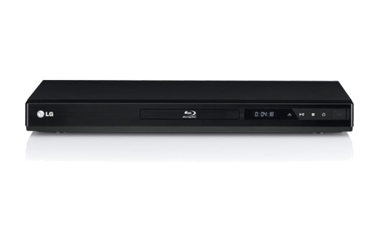 Front view of 3D Playbility, Full HD 1080p24p, HDMI 1.3 Deep Color, DLNA / CIFS, BD Live, Music ID by Gracenote BD660