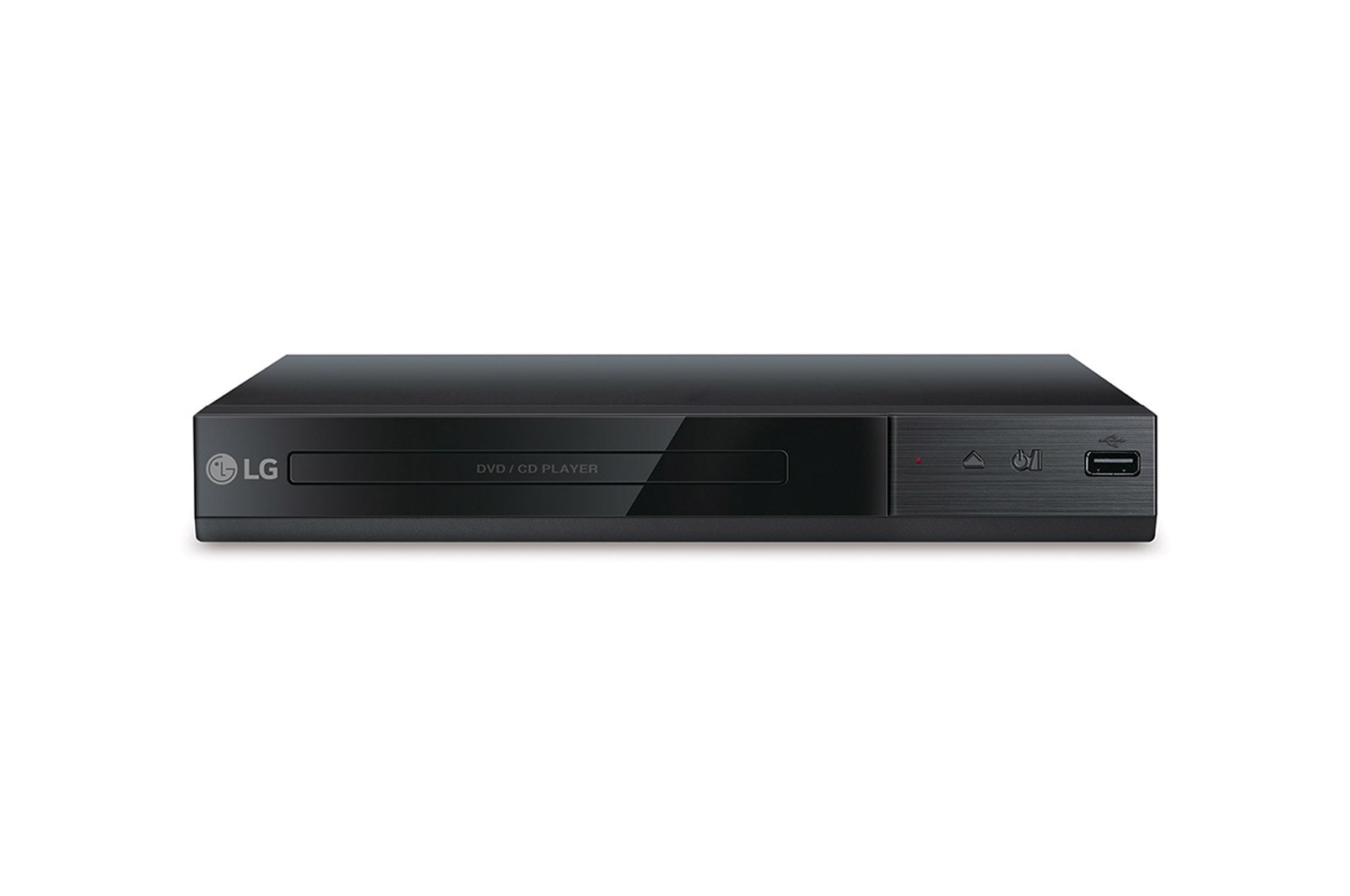 Front view of LG DVD Player DP132