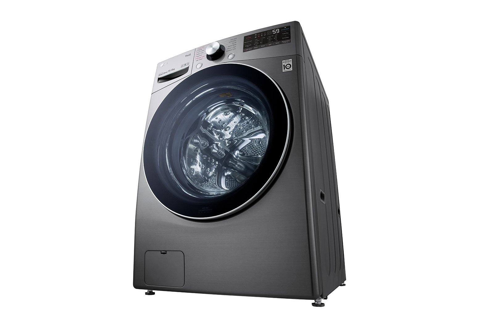 LG 15/8KG Front Load Combo Washer Dryer with TurboWash 360°, F2515RTGV