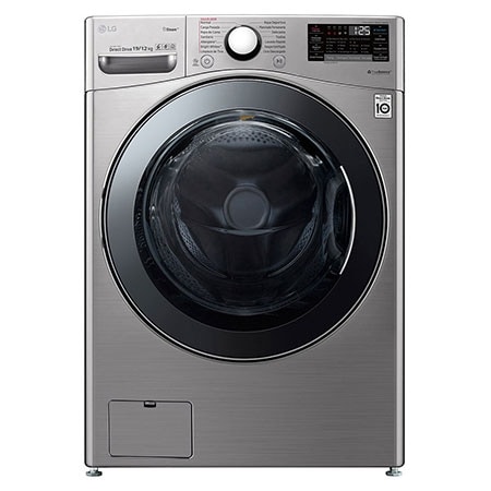 Automatic washing machine with dryer inverter top
