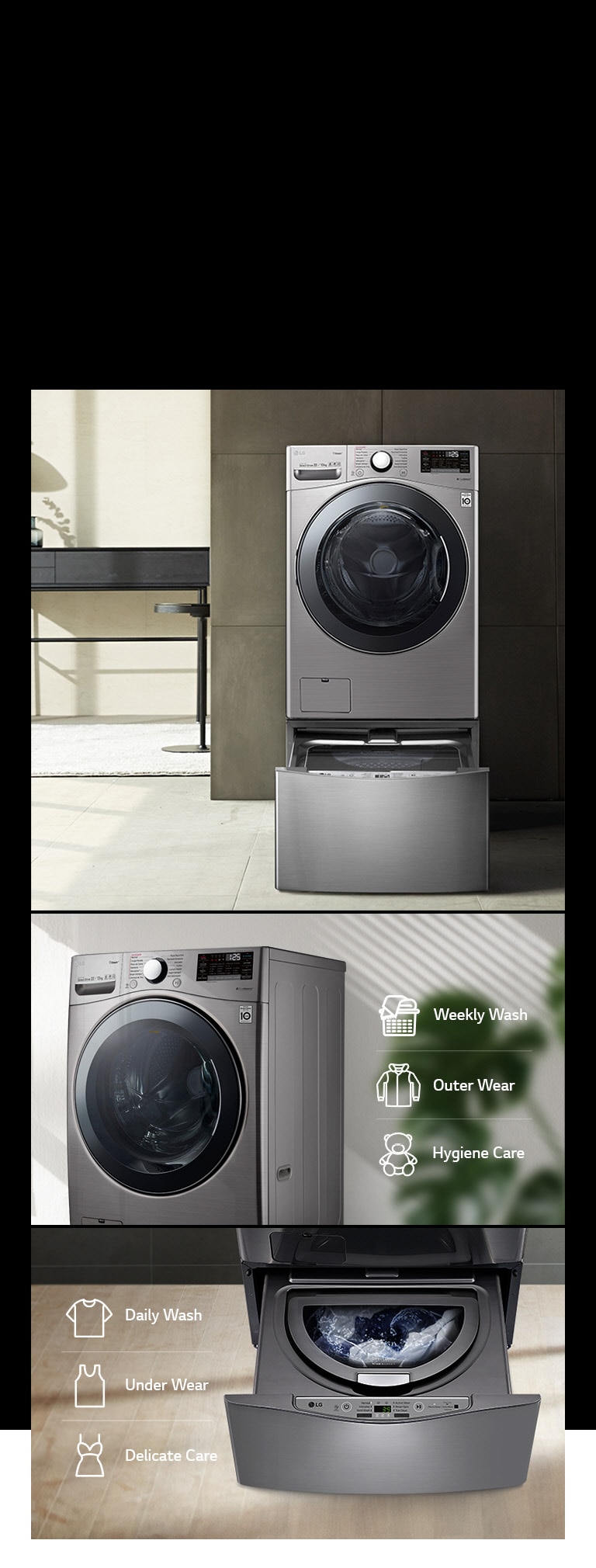 Available with TWINWash™ Mini