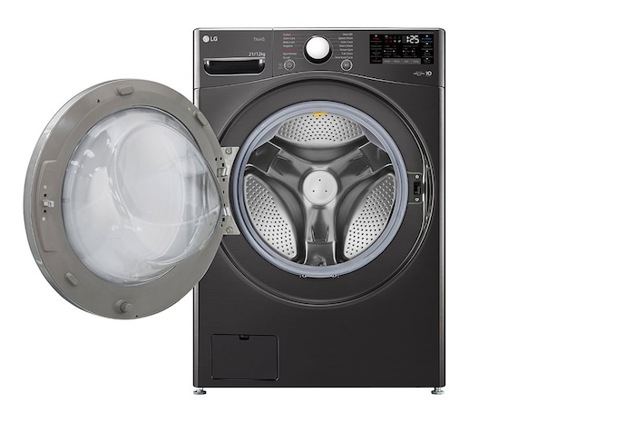 LG Front Load Washer with AI DD™ and TurboWash 360˚, F2721HVRBC
