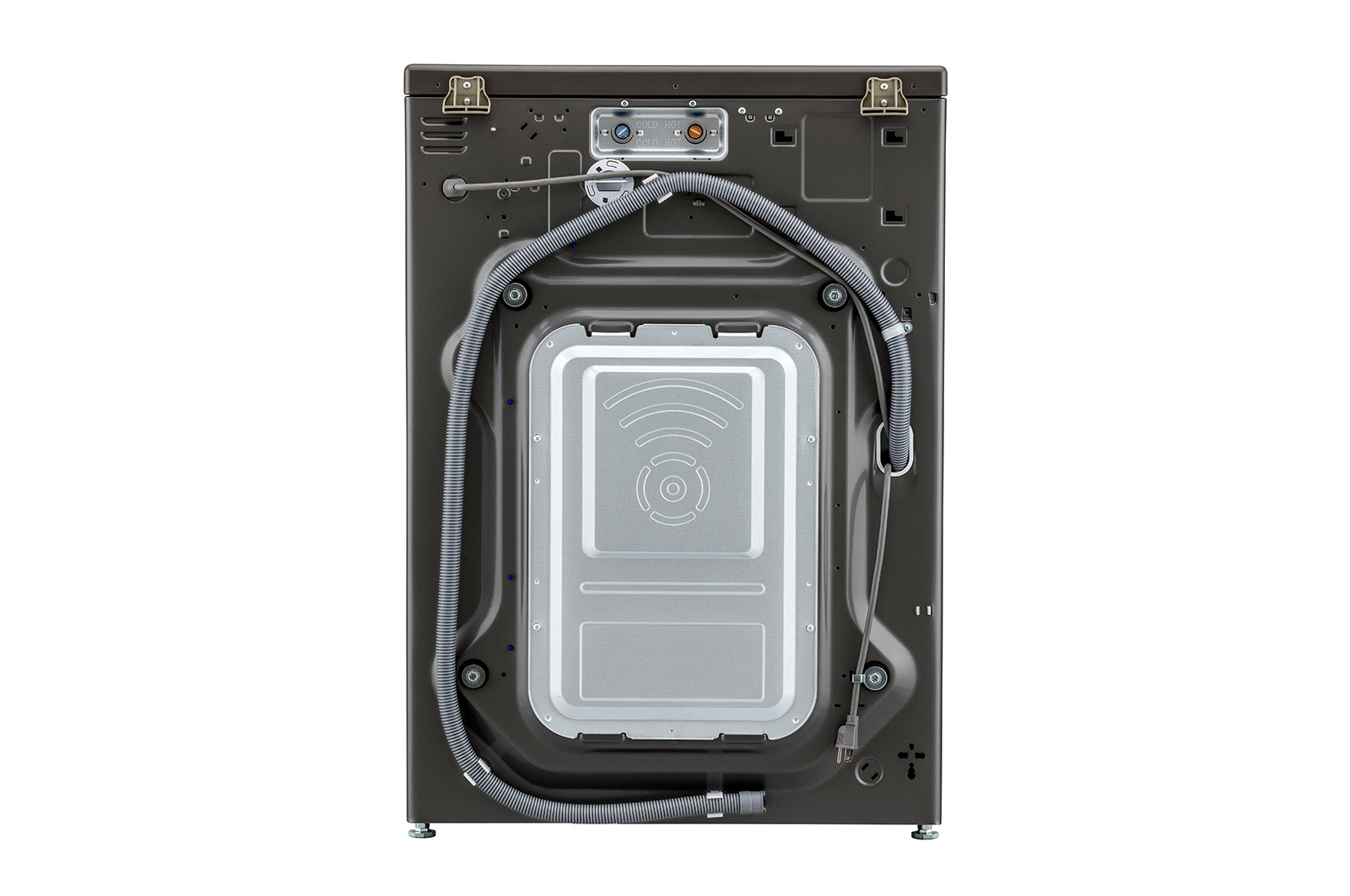 LG Front Load Washer with AI DD™ and TurboWash 360˚, F2721HVRBC