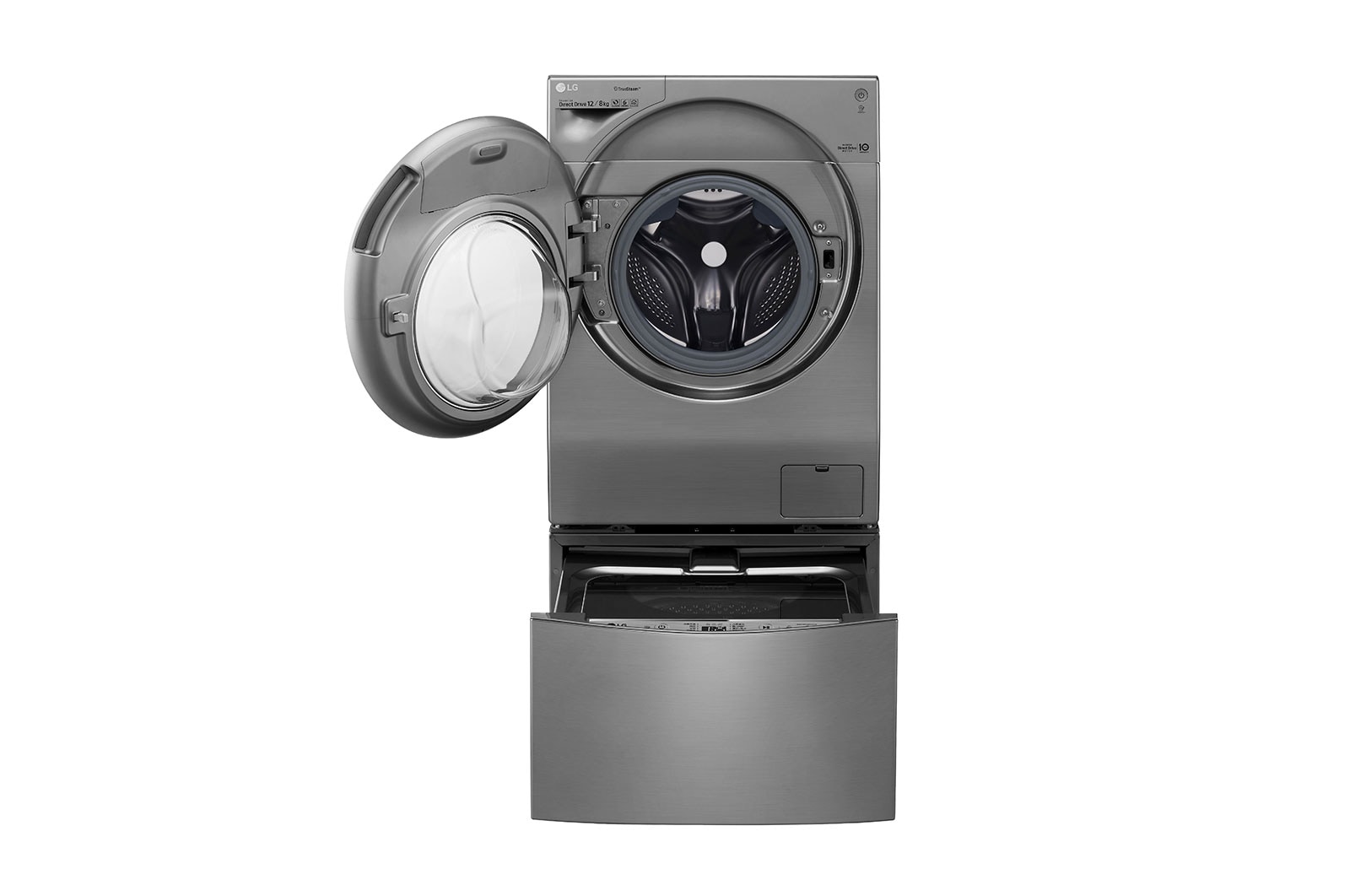 LG 12/8 Kg TWINWash™ Front Load with Smart Wi-Fi, FG1612H2V