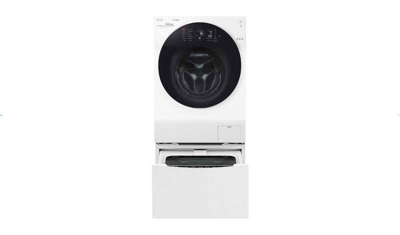 LG 12/8 Kg TWINWash™ Front Load Washing Machine with Smart Wi-Fi, FG1612H2W