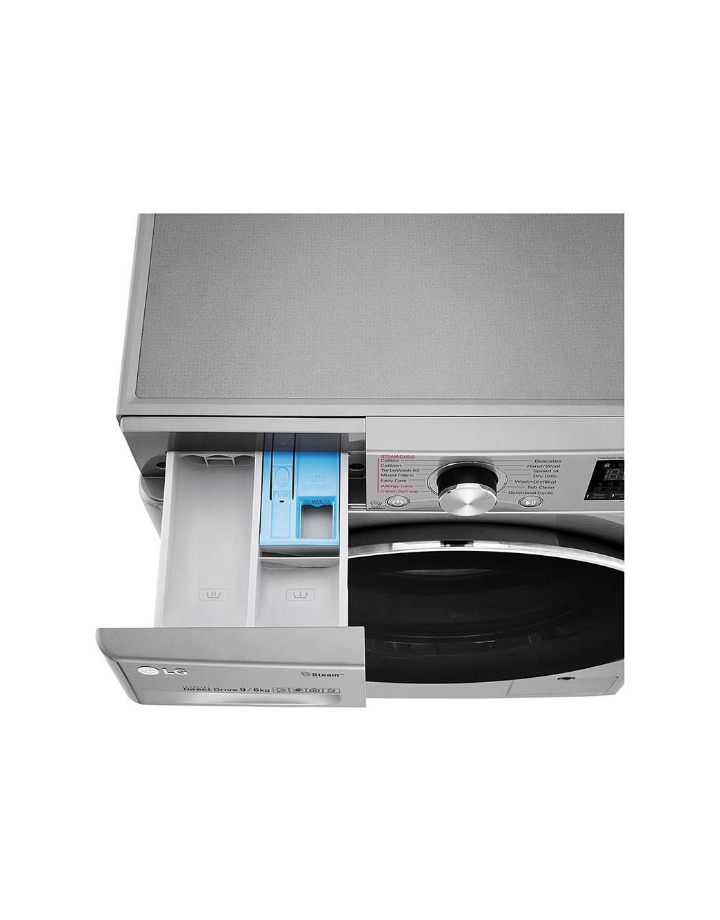 9/6KG Front Load Combo Washer Dryer with 6 Motion Direct Drive