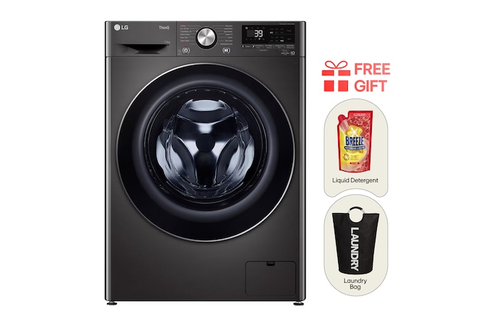 Front view of 12KG Front Load Washing Machine with AIDD™, FV1412S3B