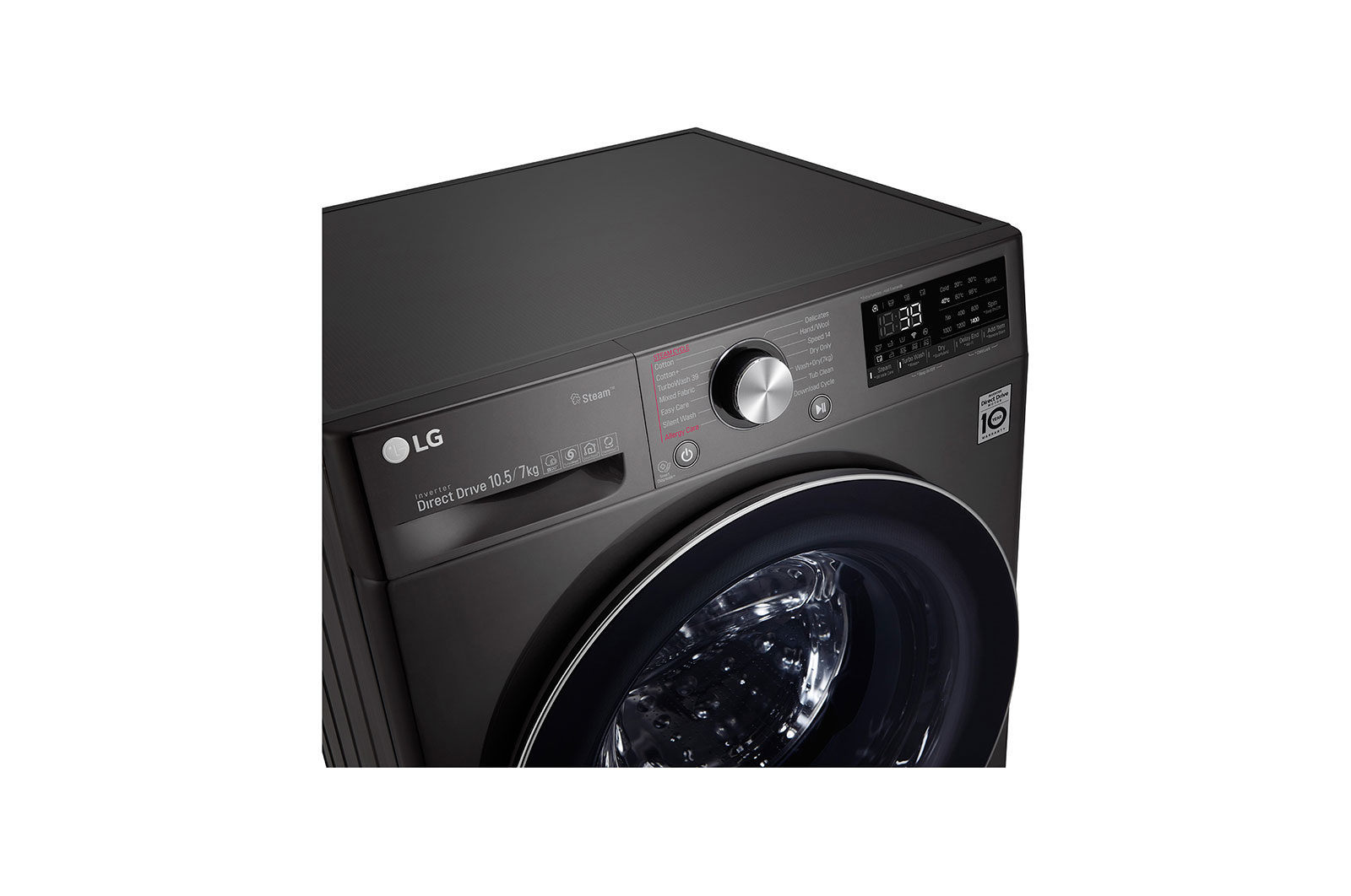 LG 10.5/7KG Front Load Combo Washer Dryer with AIDD, FV1450H1B