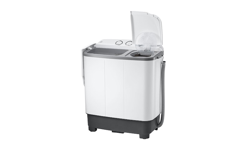 LG 7 kg Twin Tub Washing Machine, Semi Automatic with Soak Function, P700N