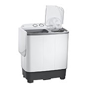 LG 7 kg Twin Tub Washing Machine, Semi Automatic with Soak Function, P700N